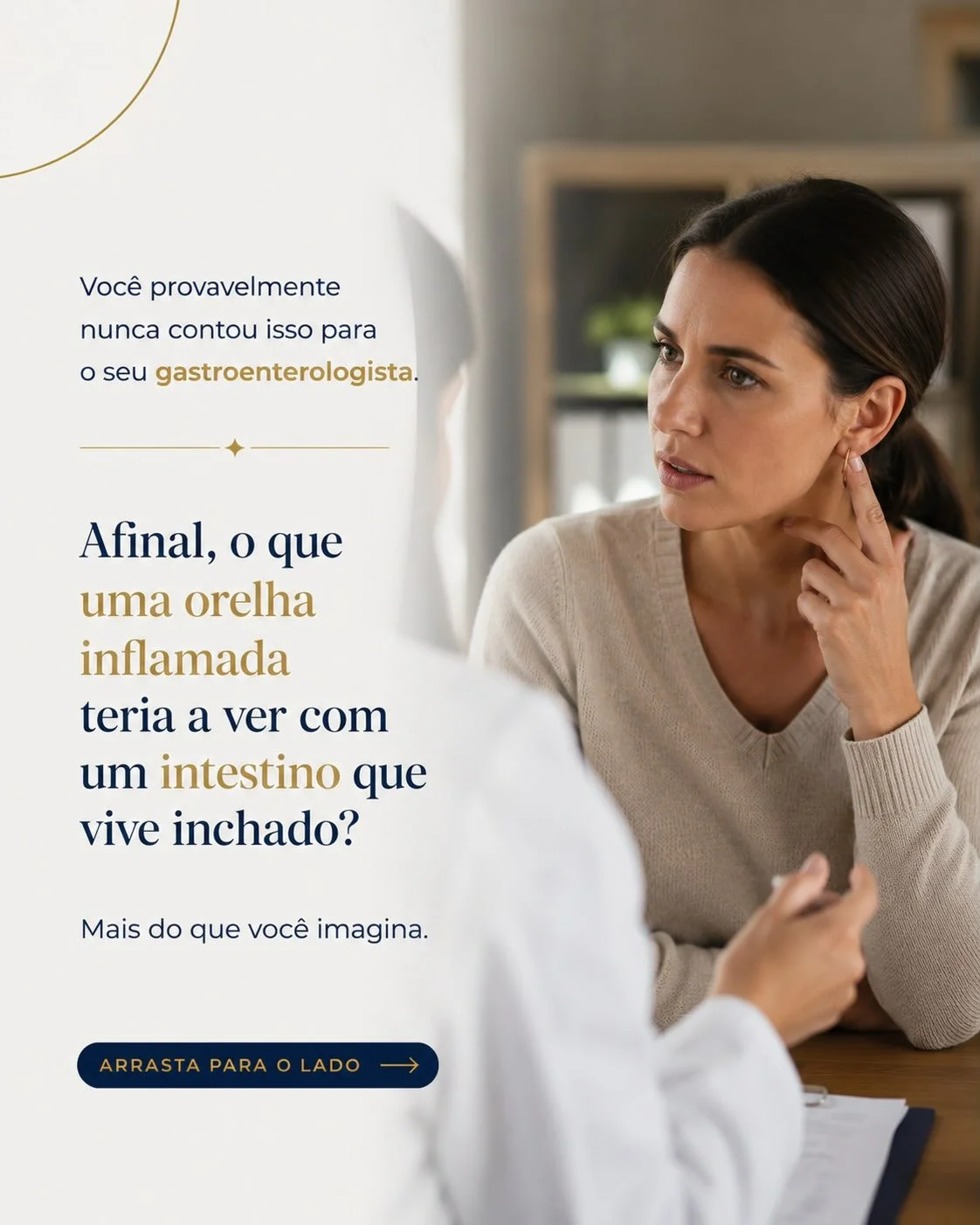 O que uma orelha inflamada por brincos tem a ver com um intestino inchado?