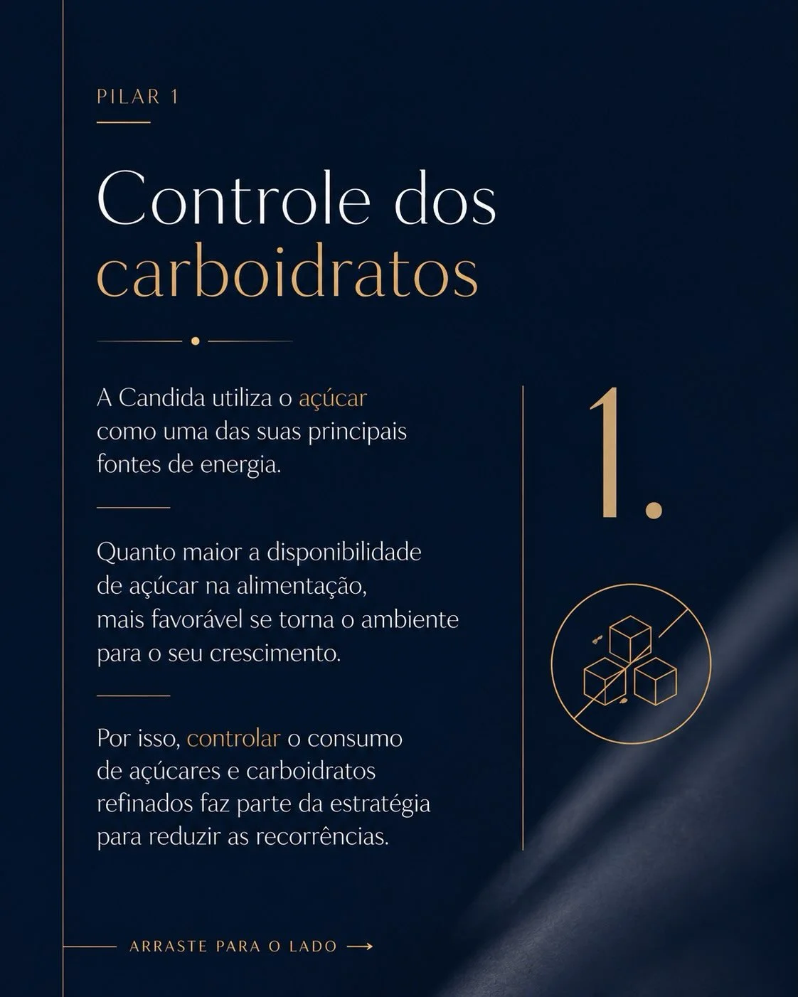 Pilar 1: controle dos carboidratos para reduzir recorrência da candidíase