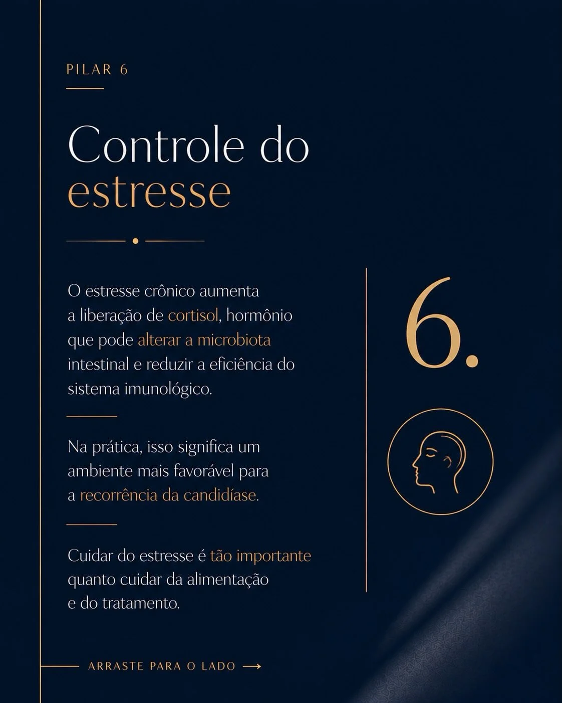 Pilar 6: controle do estresse para evitar candidíase de repetição
