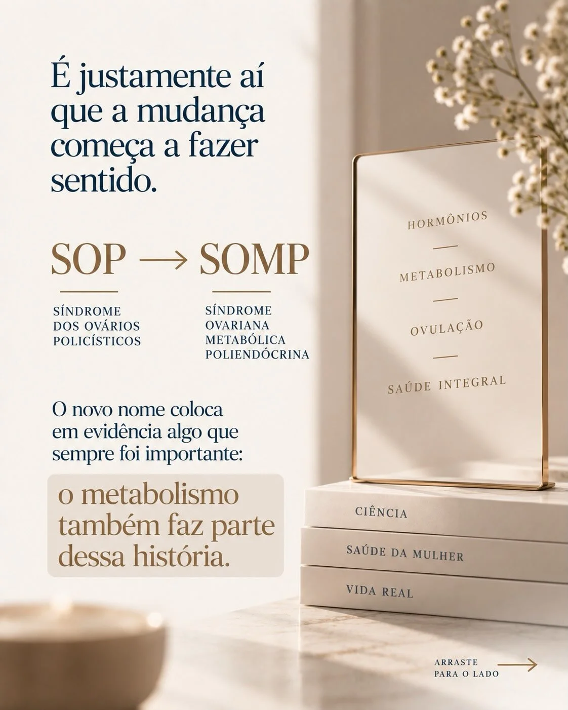 De SOP para SOMP: metabolismo e sistema endócrino entram no centro do diagnóstico e do tratamento