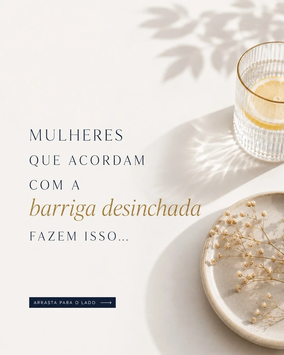 Mulheres que acordam com a barriga desinchada fazem isso — 8 hábitos diários