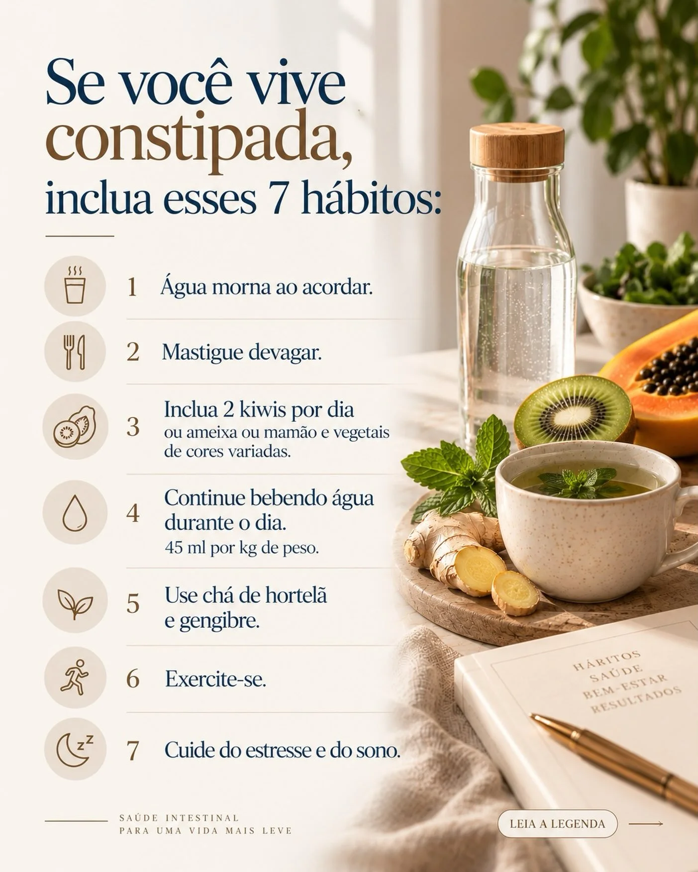 Constipação Intestinal — 7 Hábitos Diários