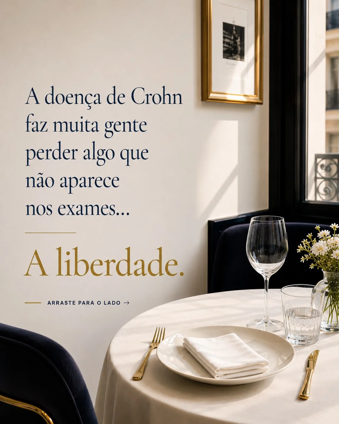 Doença de Crohn: O que Ela Rouba Além da Liberdade de Comer