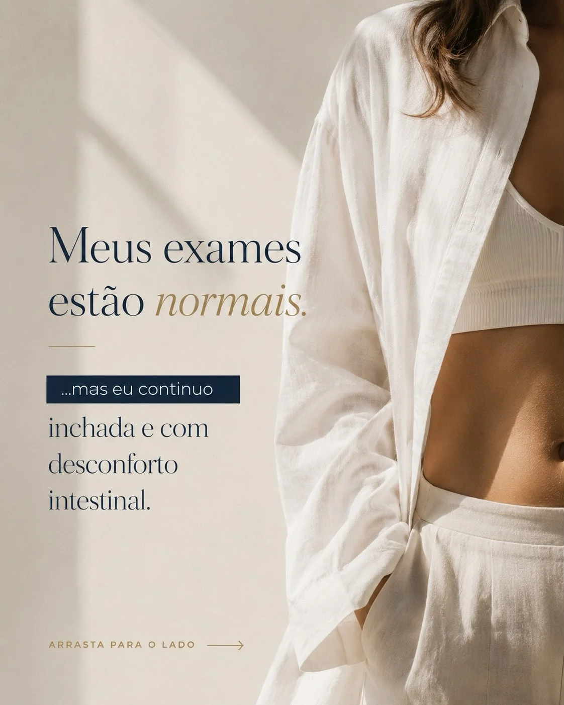 Mulher com desconforto abdominal — exames normais mas continua inchada e com desconforto intestinal