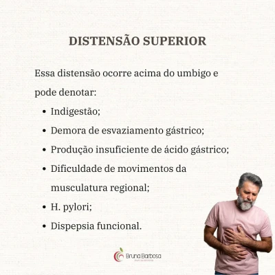 Distensão abdominal superior